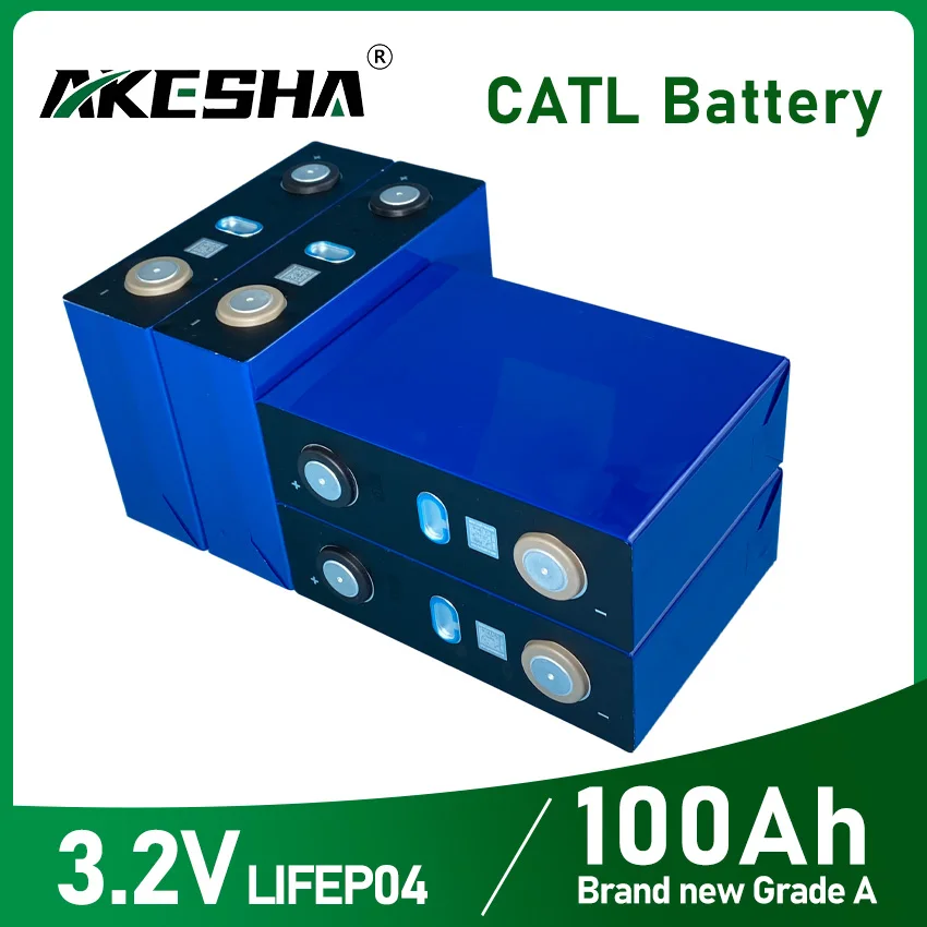 

New CATL 3.2V 100Ah Lifepo4 Rechargeable Cell 12V 24V 48V Yacht RV Energy Storage Power Tools EU US TAX FREE fast delivery