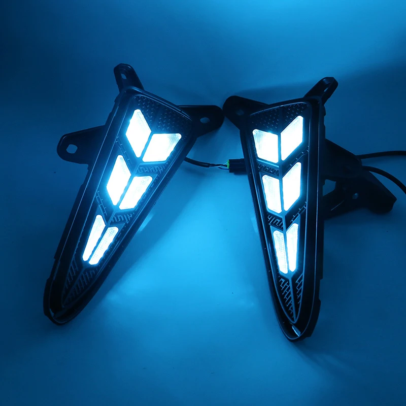 LED DRL для Toyota C-HR CHR 2016 2017 2018 2019 задний свет туманной фары бампера заднего хода фонарь тормозного света предупреждение на.