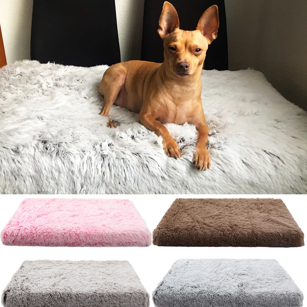 Large Orthopedic Dog Bed Soft Plush Pet Mattress Memory Foam