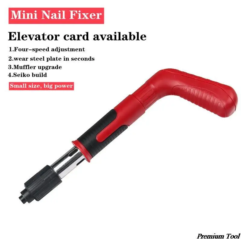 

Mini Steel Nail Fixer Gun Rivet Tool Ceiling Wall Anchor Wire Slotting Device Home Steel Nail Gun Portable Rivet Gun Manual Tool