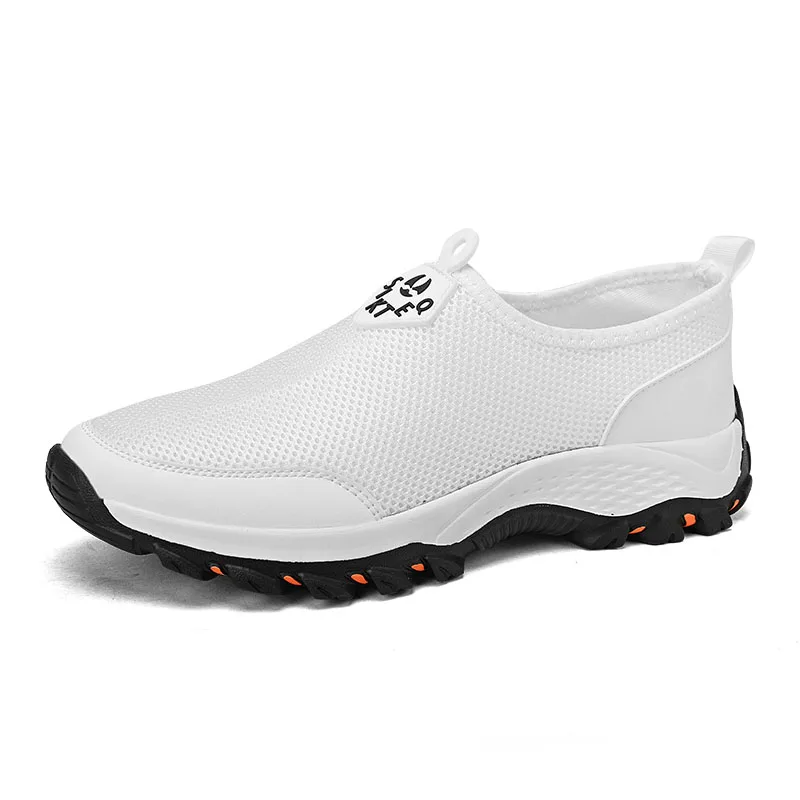 

Кроссовки мужские легкие, повседневная прогулочная обувь, дышащие, дезодорирующие, без шнуровки, лоферы, летние