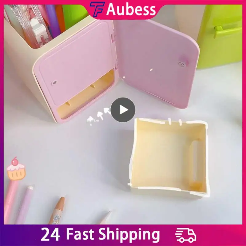 

Женский контейнер для хранения, новый карандаш для ручек, держатель для карандашей, Необычные канцелярские принадлежности для офиса, Мультяшные принадлежности