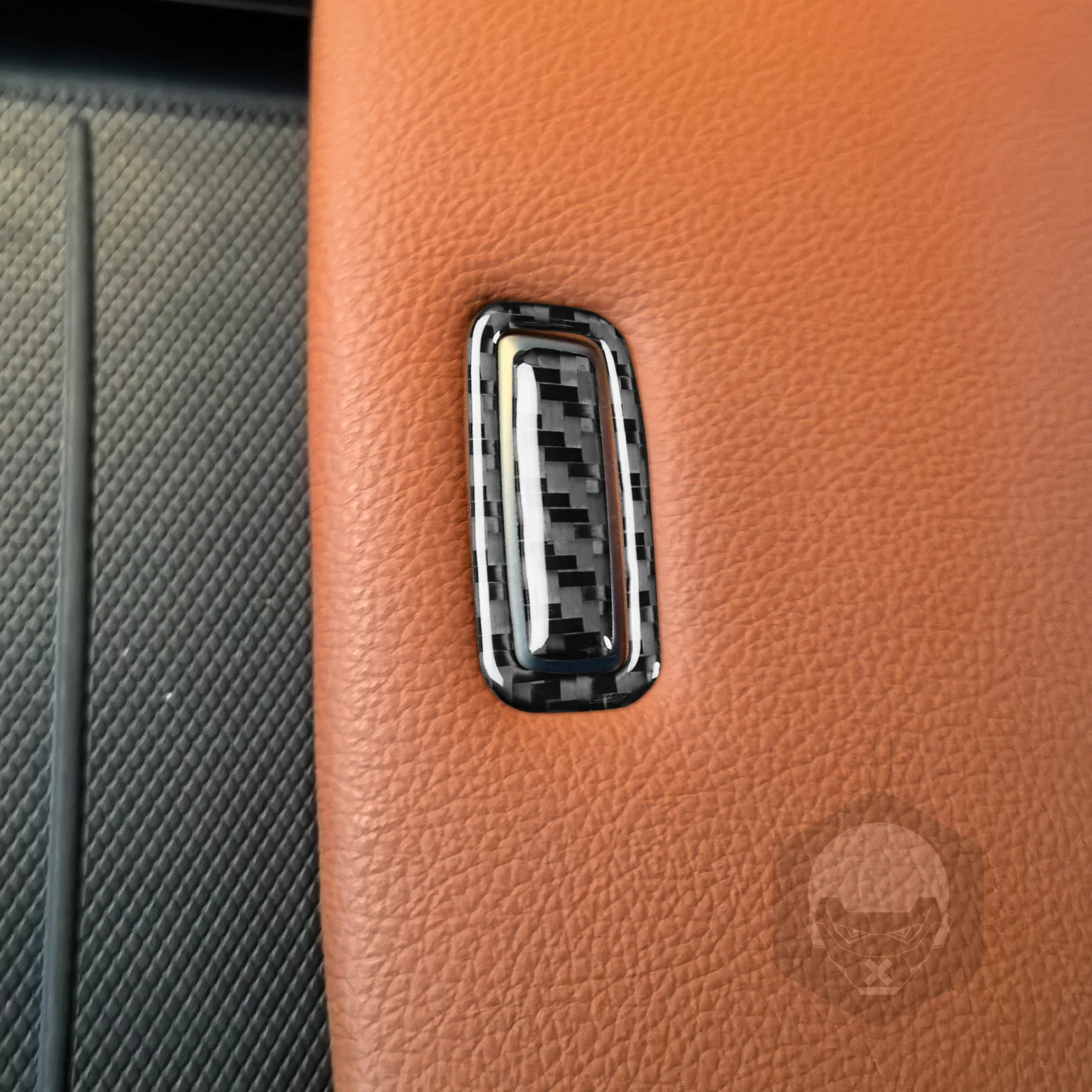Для Benz S-Class W223 2021-2024 углеродное волокно задний ящик для хранения панель