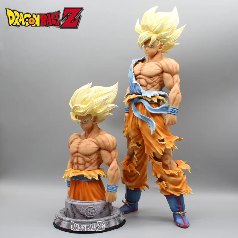 

43cm Anime Dragon Ball Z Figure Son Goku Figures Dbz Statue Figurine Gk Super Saiyan Pvc Model Doll Collectible Decora Toys Gift