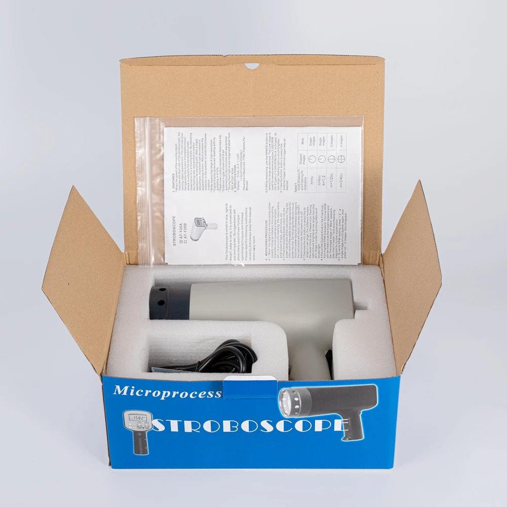 Цифровой стробоскоп тахометр для измерения вращающейся скорости