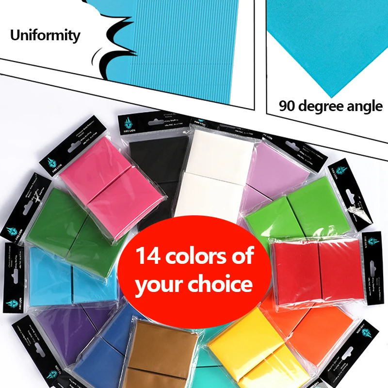 Матовые держатели для карт 66x91 мм 100 шт