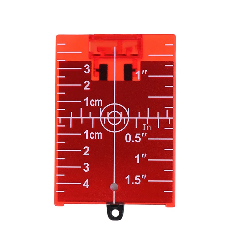 

1PCS Laser Target Card Plate With Stand For Line Lase Green Red Laser Measuring Tools Accessories 11.5cmx7.4cm