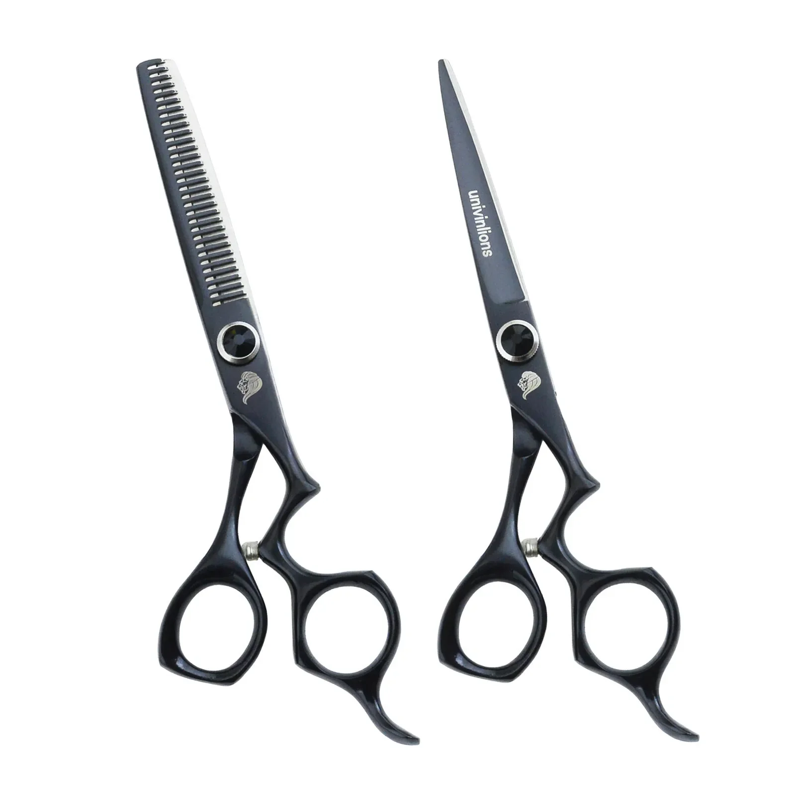 5 6 0 &quotчерные Парикмахерские ножницы для волос стрижка парикмахерской