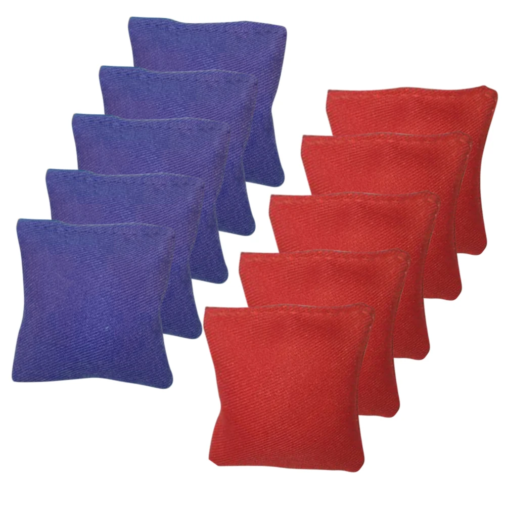 10PCS Bean Bags Leak-proof Durable Cornhole Throwing Sandbags Outdoor Family Game Tool