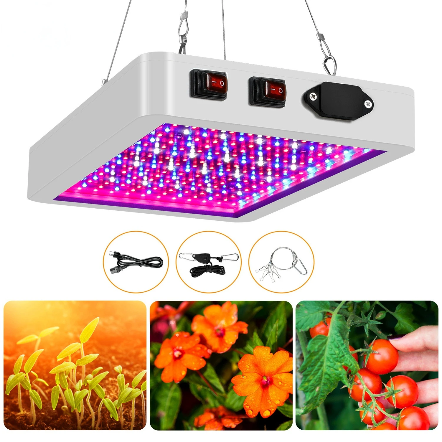 

LED Grow Light Full Spectrum Phyto Lamp for Plants Grow Lamp Phytolamp Seed Greenhouse Lighting Spotlight Indoor Plant Light