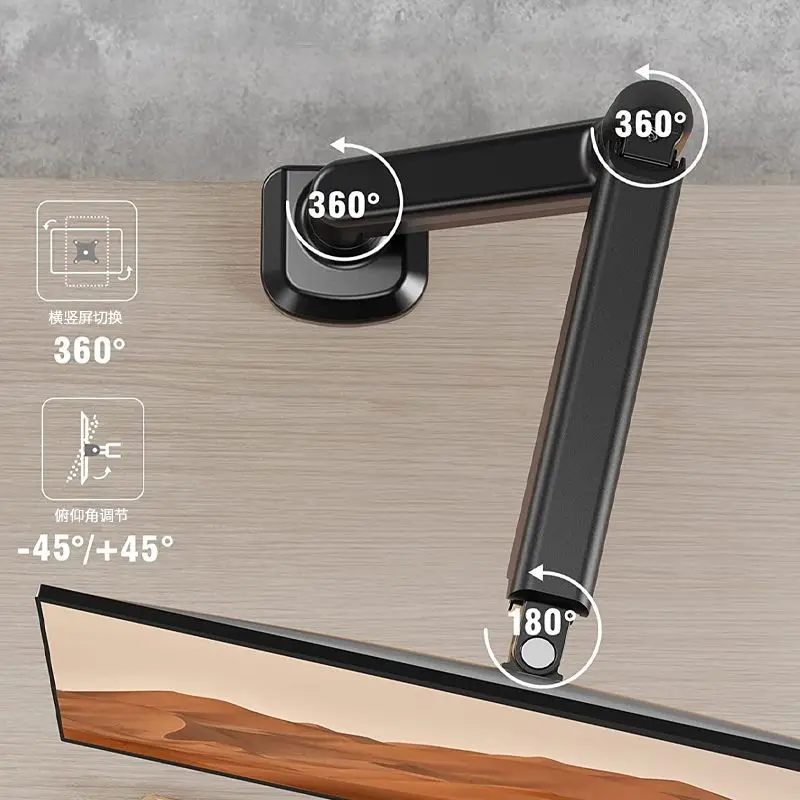 Подставка для двух мониторов поворот по горизонтали и вертикали