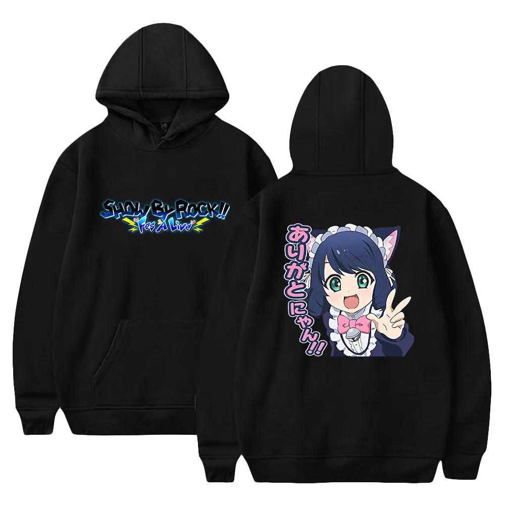 

2022 SHOW BY ROCK Hoodie Anime Pullover Hip Hop New Harajuku Sweatshirt Cosplay Tracksuit Casual Hoodies Unique Clothes