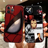 avengers iron man spiderman for apple iphone 13 12 11 pro max 13 12 mini 5 5s 6 6s 7 8 plus se2020 x xr xs max phone case soft