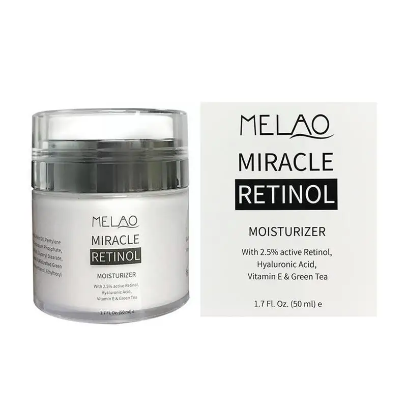 

Melao 50g Retinol Moisturizer Cream Day Night 2.5% Lines Acid Cream Retinol Fine Cream Hyaluronic Reduces Wrinkles Face B5d5