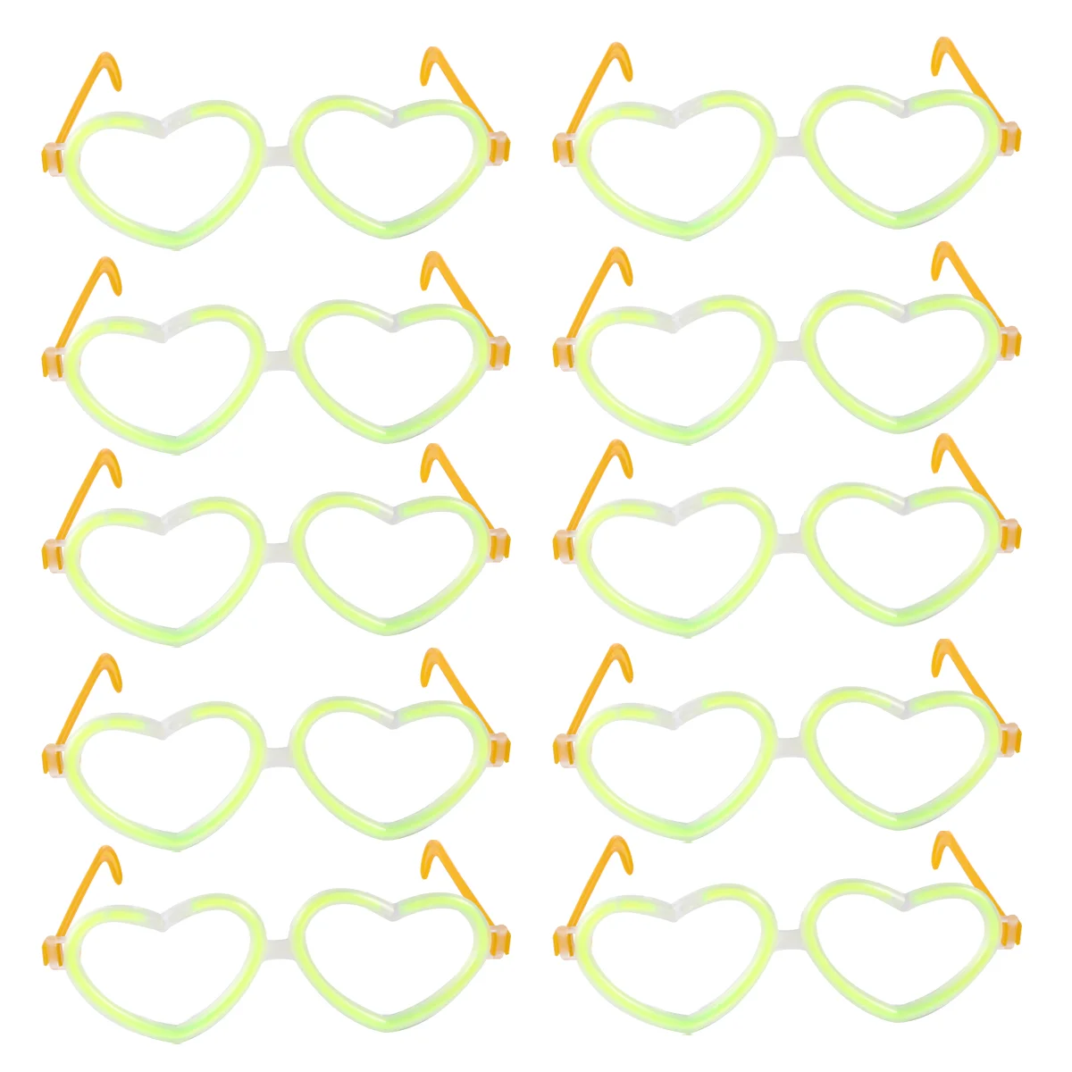 

Флуоресцентные светящиеся очки в форме сердца