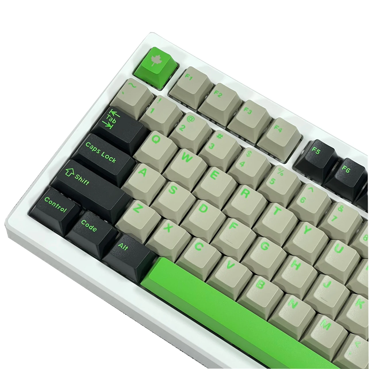 

172 клавиш, зеленый цвет дерева, подходящие колпачки для клавиш, вишневый профиль, АБС-материал, двухцветное формование, адаптируется под механическую клавиатуру