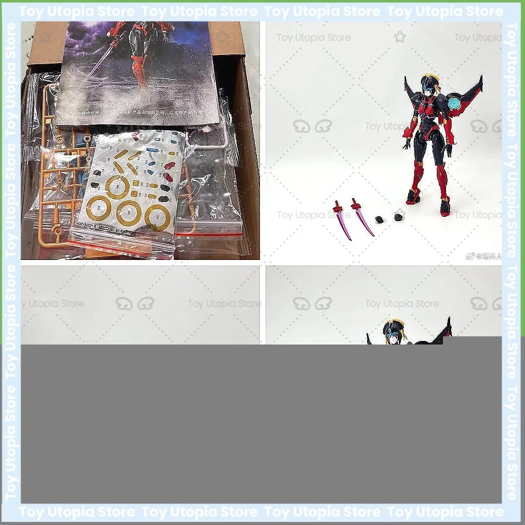 Фото Трансформируемая фигурка MD004 KO RIOBOT Windblade, модель робота из литого металла, 7,8 дюйма, с подвижными суставами, коллекционный подарок №1