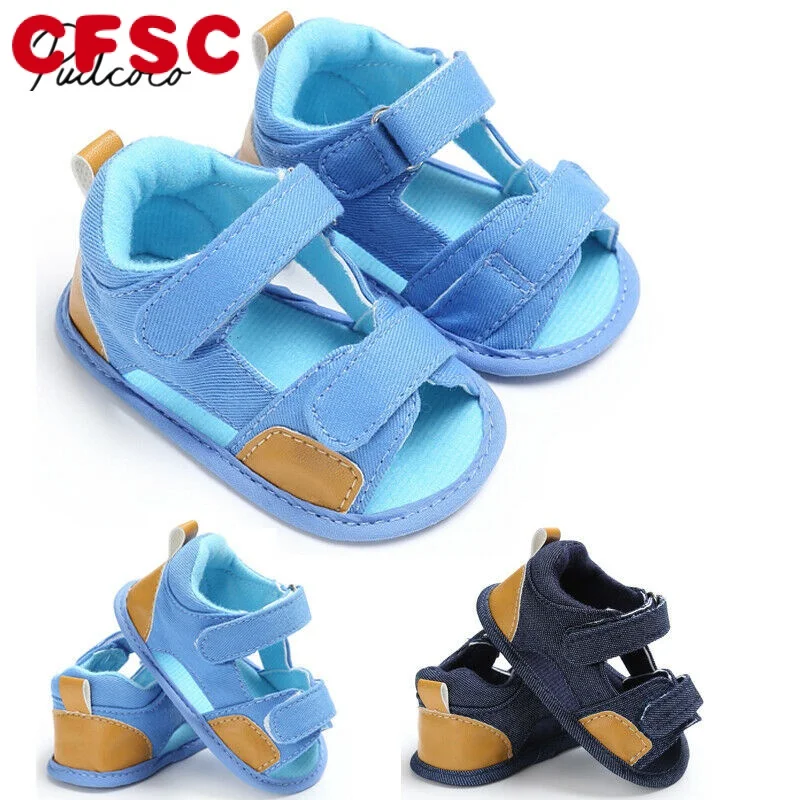 

2019 Summer Shoes Unisex Soft Leather Baby Sandals With Non-slip Suede Soles For Boy and Girls Sandals Clogs Gifts