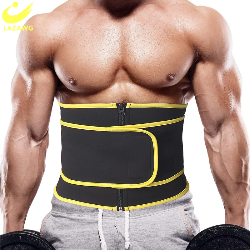 Новый мужской ремень LAZAWG неопреновый шейпер корсет для тренировки талии