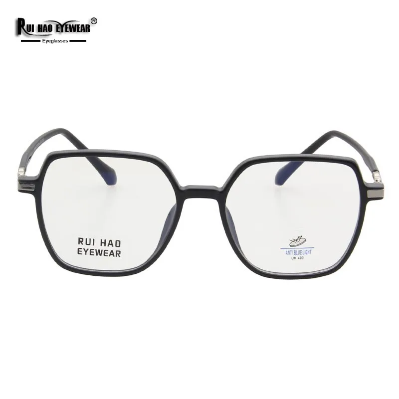 

Retro Eyeglasses Plano Anti Blue Ray Lenses Square TR90 Glasses Frame Unisex Spectacles Rui Hao Eyewear 2738