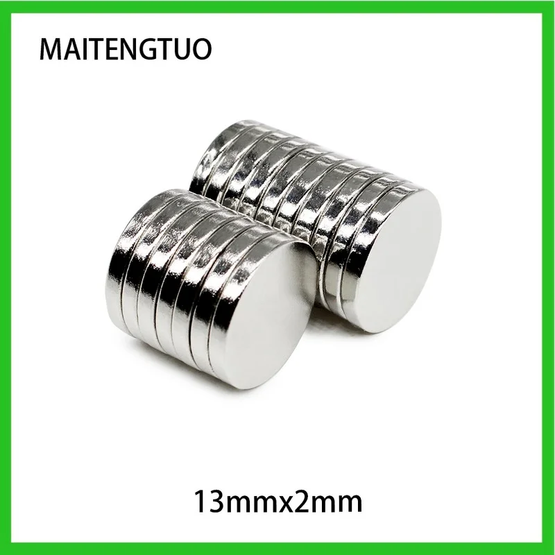 

5~200PCS 13x2mm N35 Round Magnet 13mm x 2mm Neodymium Magnet Permanent NdFeB Super Strong Powerful Magnets 13*2mm