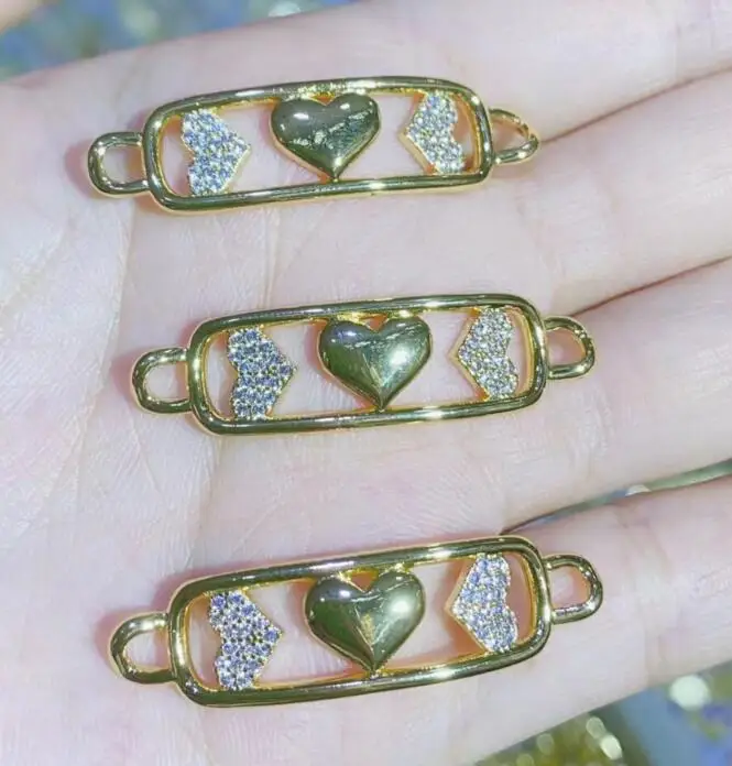 

1 шт., подвеска для браслета, из меди и золота