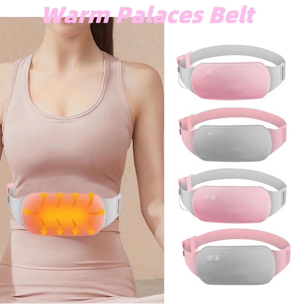 

Abdominal Massager Belt Relief Pain Multipurpose Menstrual Belly Heater Hot Compress Constant Temperature for Cold Dysmenorrhea