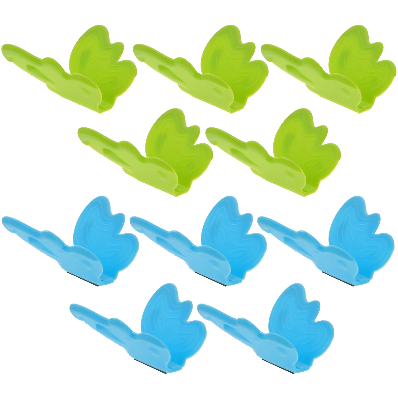 

10 Pcs Oven Mitts Silicone Mini Gloves Microwave Silica Gel Mitten Magnetic Kitchen Pan
