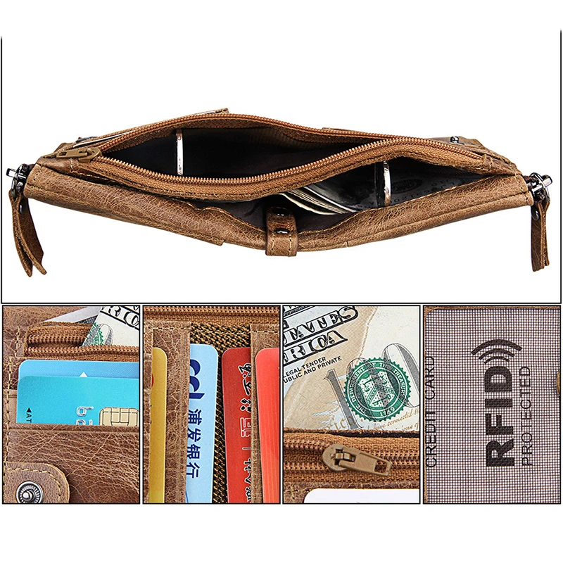 Newest Men Wallets 100% Genuine Cow Leather Name Customized Short Card Holders Leather Man Purse High Quality Brand Male Wallet