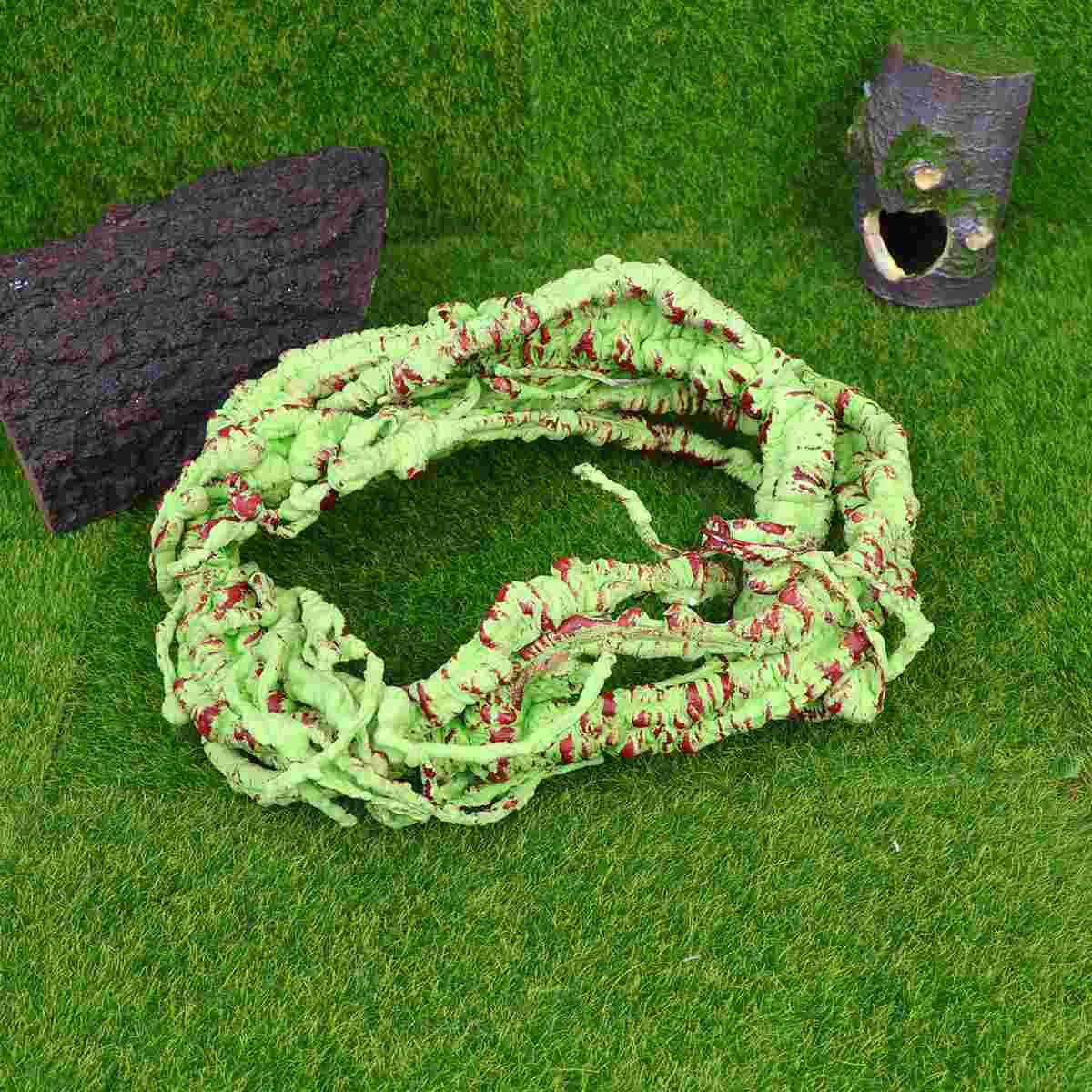 

Reptile Vines Rattan Reptile Leaves Jungle Climber Long Vines Habitat Reptile Box for Climbing Lizards Gecko Snakes