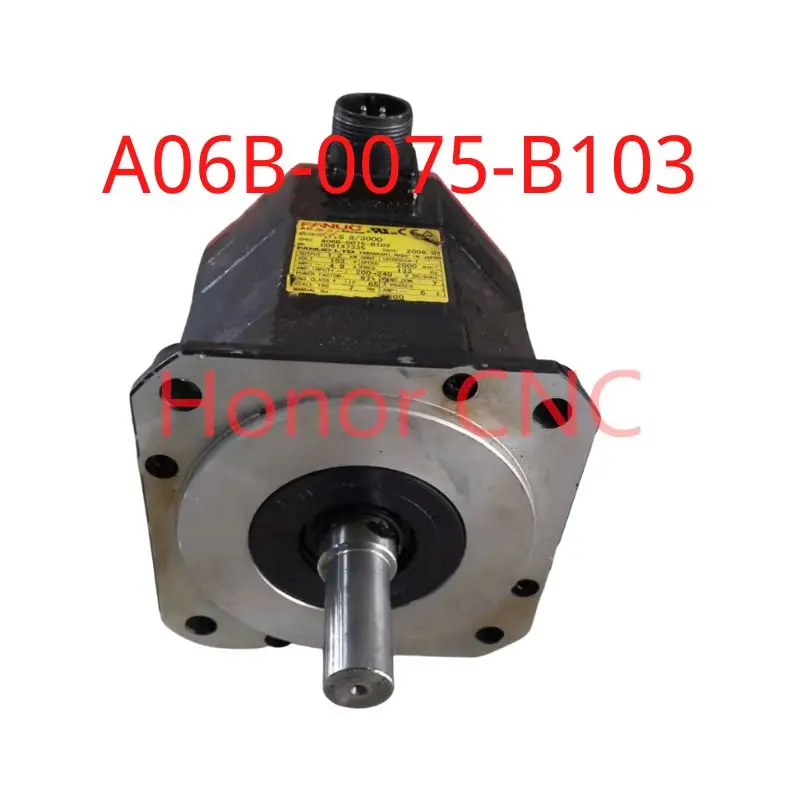 Used FANUC A06B-0075-B103 FANUC A06B 0075 B103 AC Servo Motor without encoder