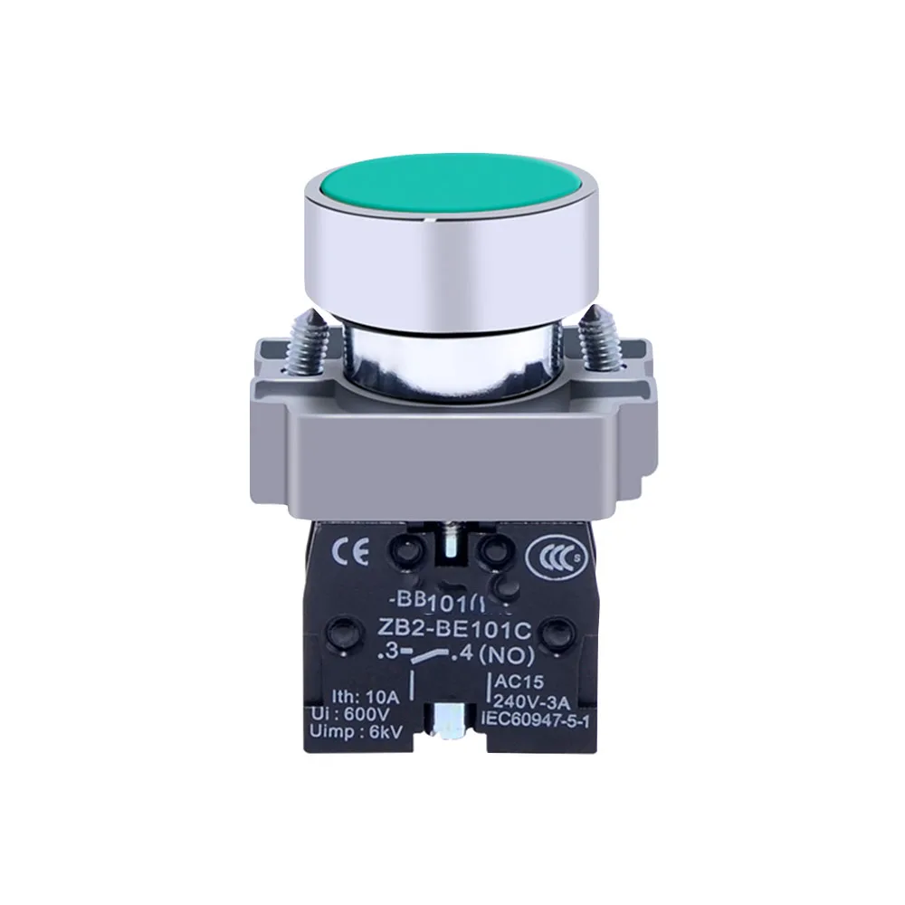 Оригинальный новый для Schneider XB2-BA31 BA42 плоский кнопочный переключатель стартовый 22