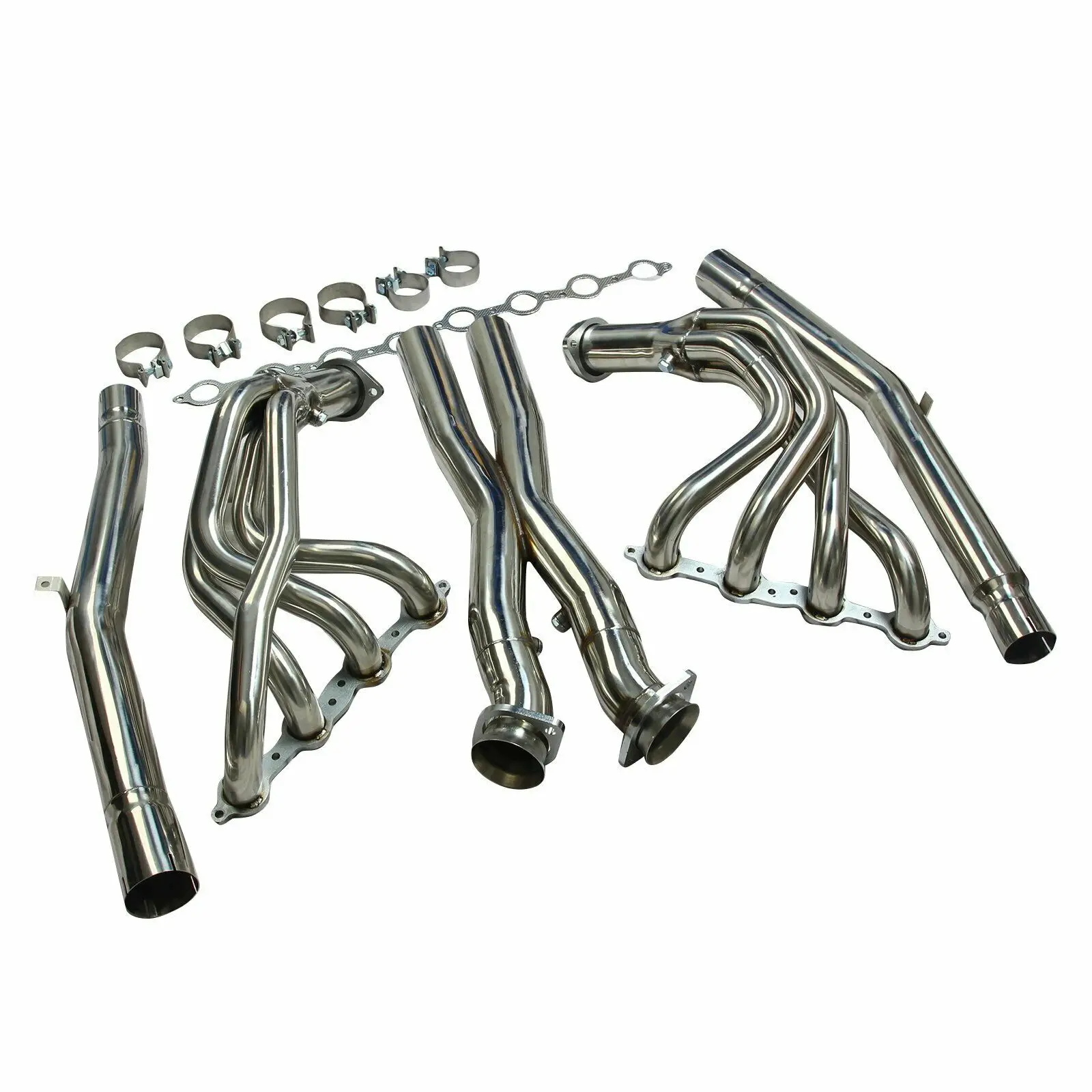 

Exhaust Manifold Headers & X Pipe for 2005-2013 Chevy Corvette C6 LS2 LS3 6.0L 6.2L 7.0L