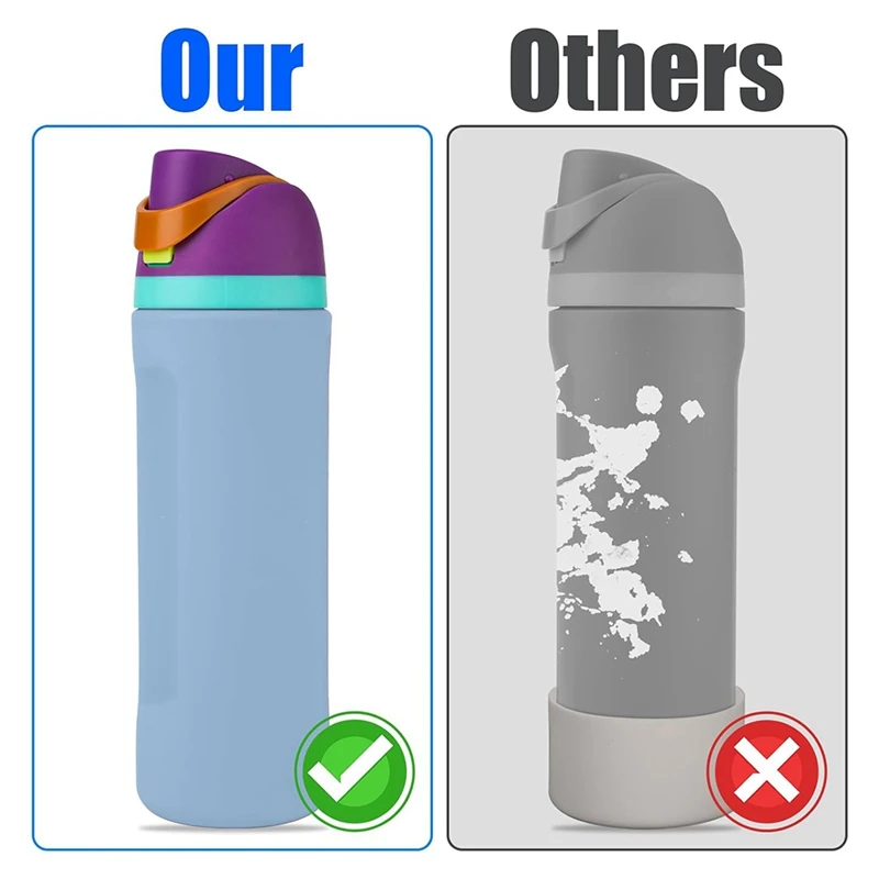 Силиконовая бутылка для воды Owala 24 унции защитная противоскользящая Нижняя