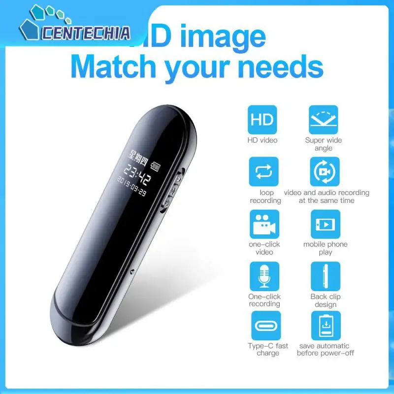 

Voice Activated Video Pen 300 Mah Mini Clip Video Recorder 8-32g Digital Voice Recorder Mini Portable Camera Recording