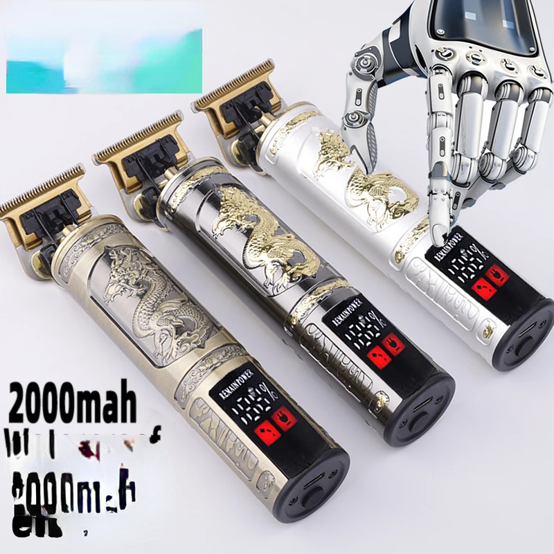 

Electric Hair Clipper Rechargeable 0mm Shaver Beard Trimmer Professional Men Hair Cutting Machine Beard Barber Hair Cut