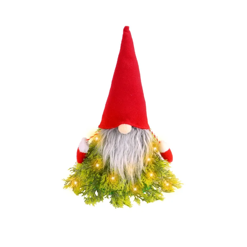 

Luminous Christmas Tree Decoration High Hat Faceless Old Man Doll Desktop Decoration Decoration Holiday Concrete Statuary