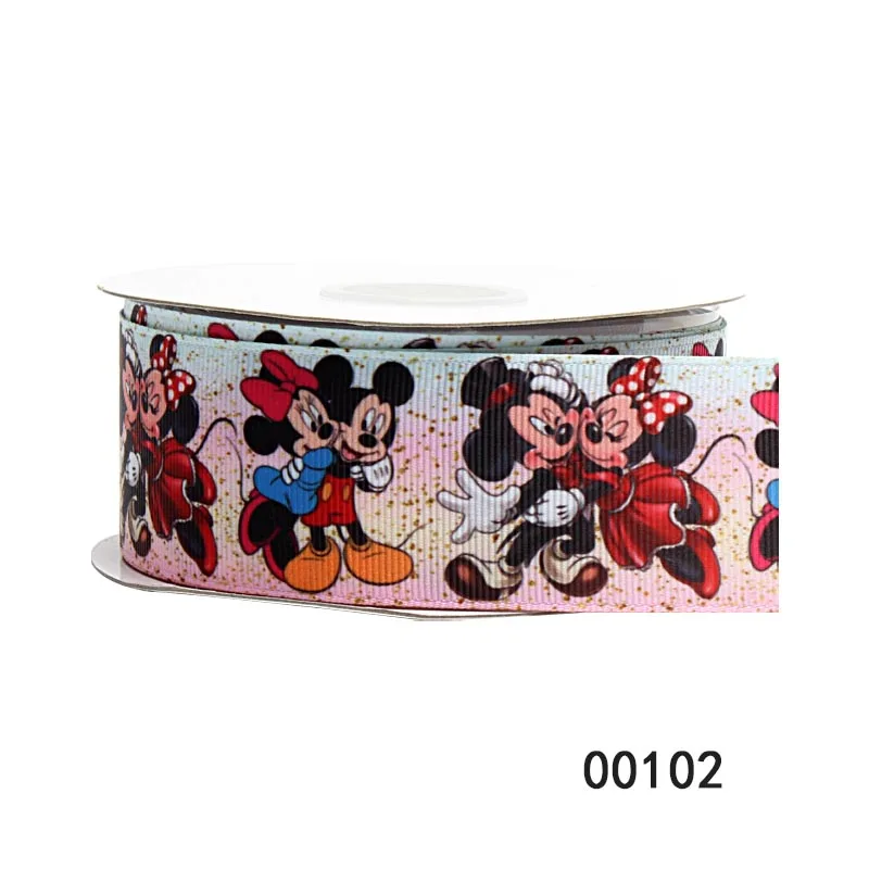 Корсажная лента Disney с принтом Микки и Минни Маус банты для волос сделай сам