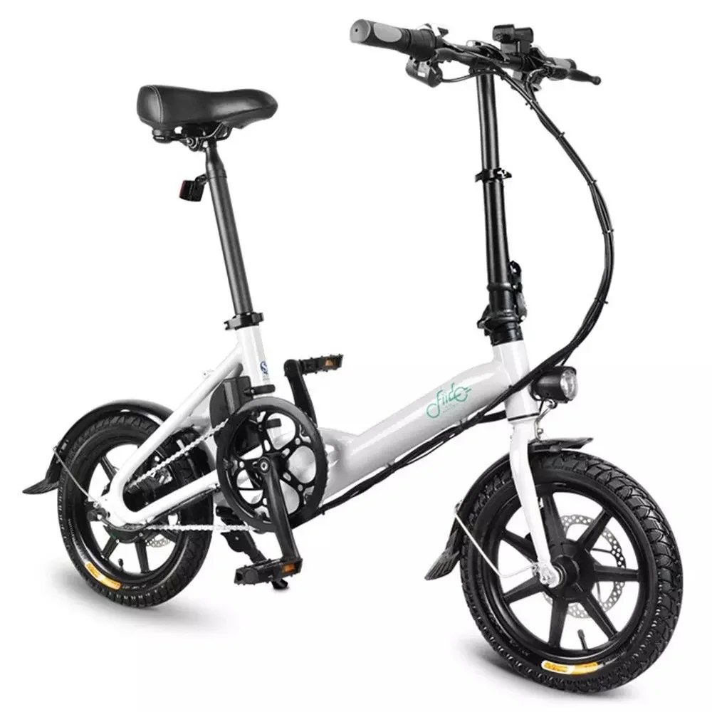 

K1-007 FIIDO D3/D3S 14 Inches Folding Moped Bicycle 50KM Mileage Mini Electric Bike 7.8Ah 36V 250W [EU Direct]