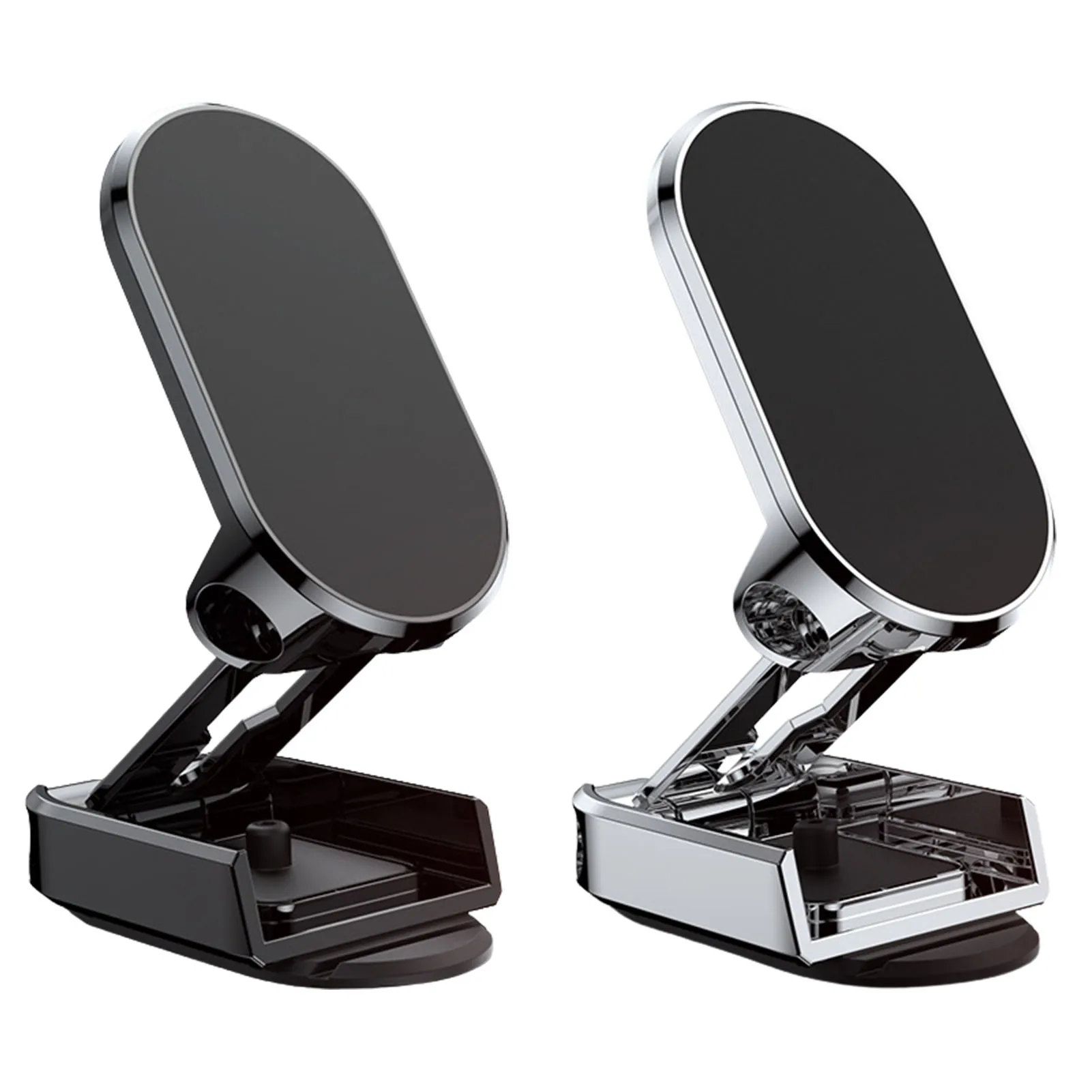 

Car Magnetic Phone Holder Foldable Phone Mount Stand Auto Cell Phone Bracket 360 Degree Rotation Phone Rack Support Universal