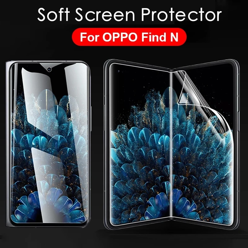 

Мягкая пленка для OPPO Find N 5G, защитная пленка для экрана, полное покрытие, передняя, задняя и внутренняя, защита от царапин, защитная пленка из ...