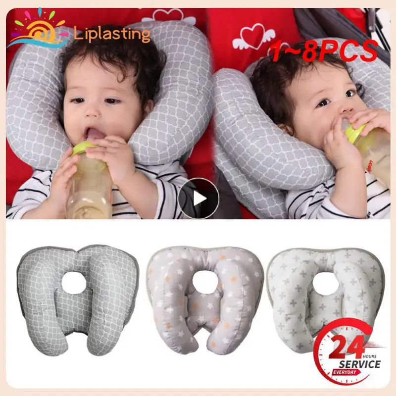 

1~8PCS Baby Pillow Protective Travel Car Seat Head Neck Support Pillows Adjustable Children U-Shape Headrest Toddler Cushion 0-3
