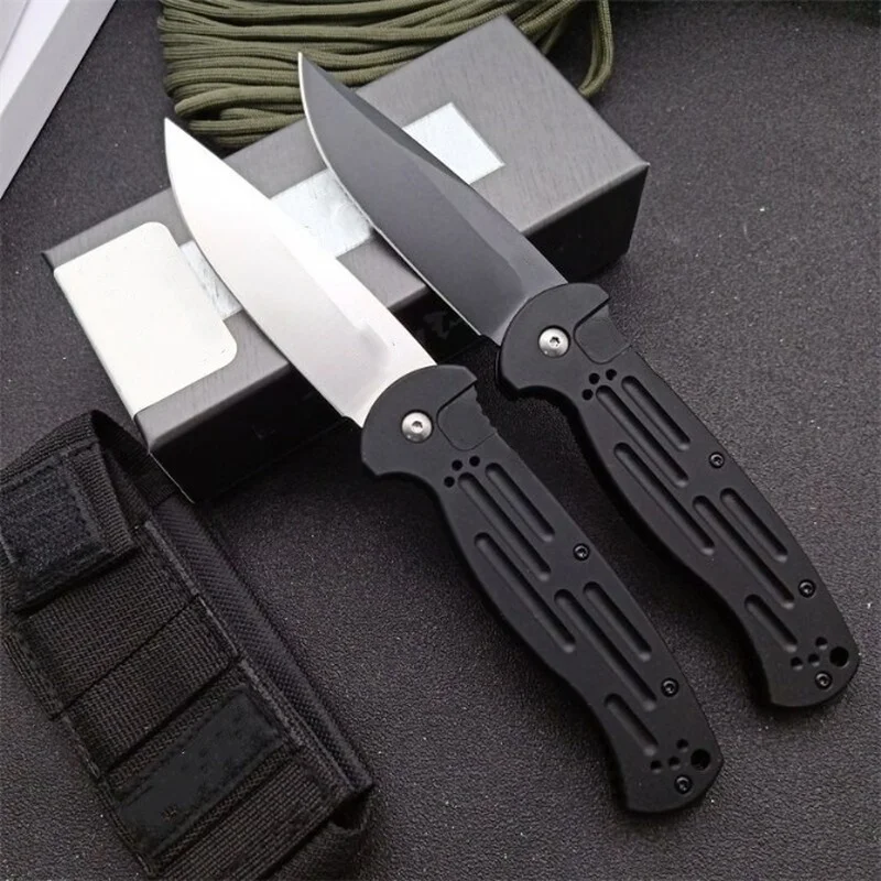 

High Quality Outdoor 9051 Tactical Folding Knife 154CM Steel T6 Aluminum Handle Camping Safety-defend Pocket Knives EDC -026