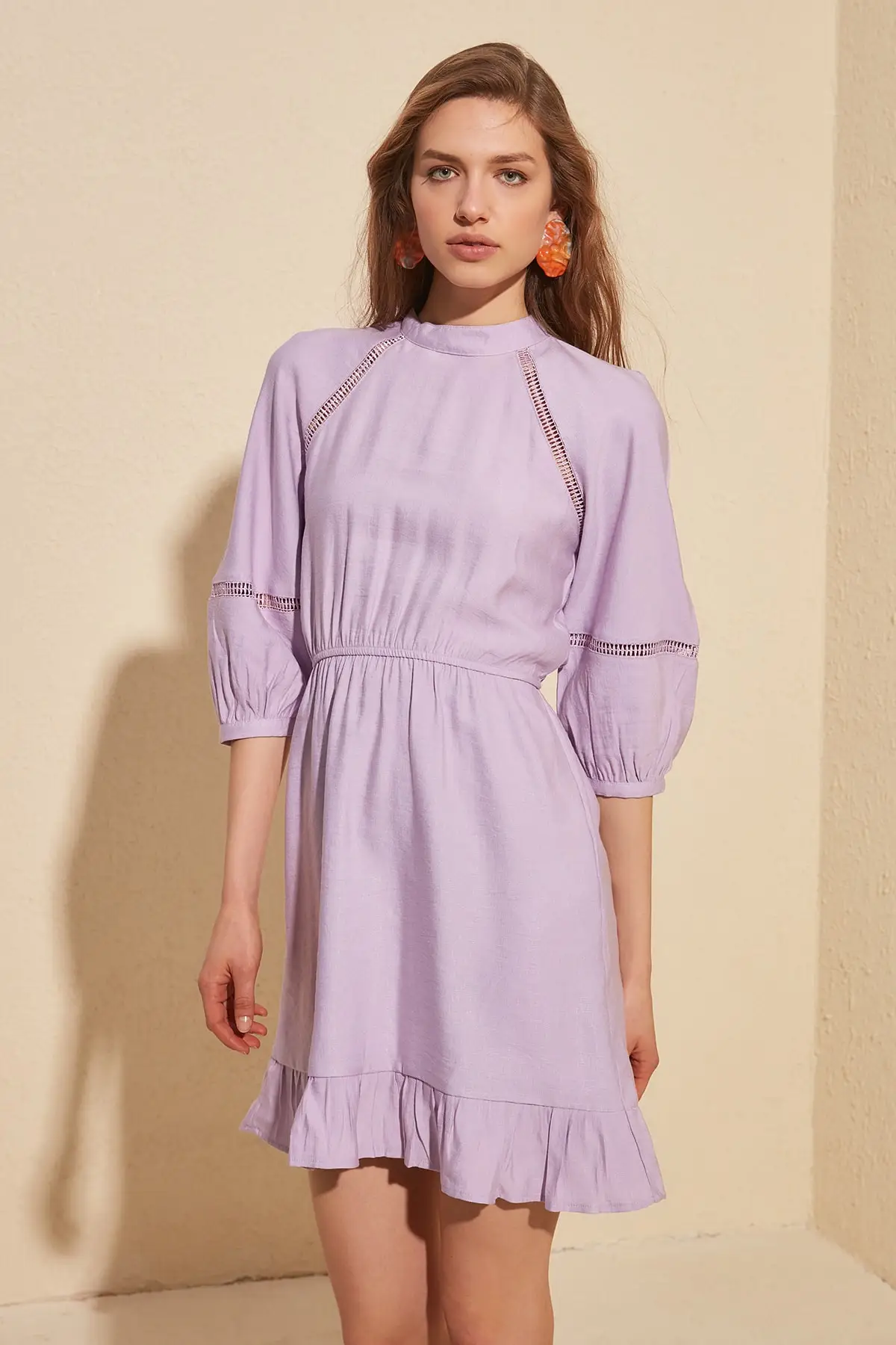 Платье с длинными рукавами TWOSS20EL1254|Женские платья| |