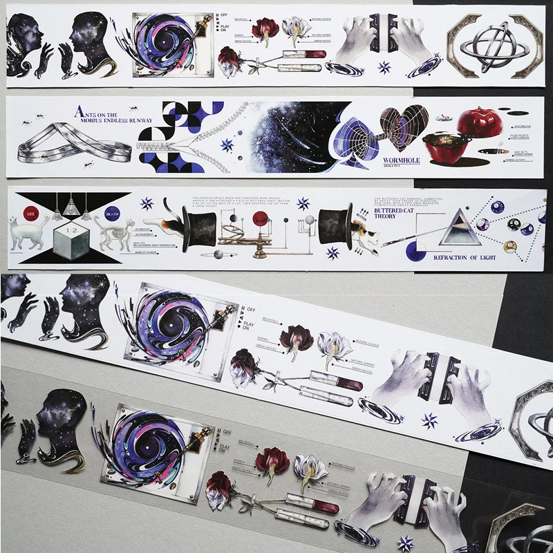

1 Loop Space Journal Washi Paper Tape Taiwan Production Decoration Collage