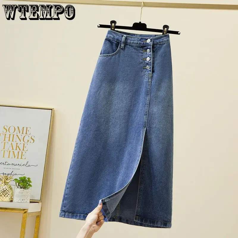 

Женская летняя юбка-трапеция средней длины с завышенной талией