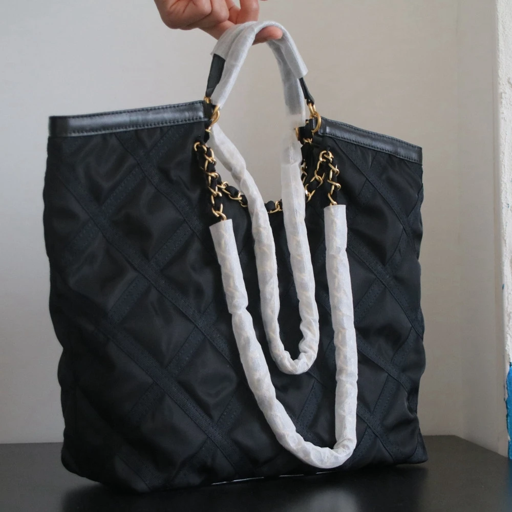 

Black Fashion Chains Women Bag\Handbag Simple Elegant Lady Tote Shoulder Bag Commuter Bag High Capacity