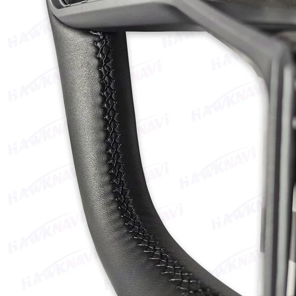 Hawknavi 350 мм руль с колюком для Tesla Model 3 Y модифицированный гоночный стиль кожа белый