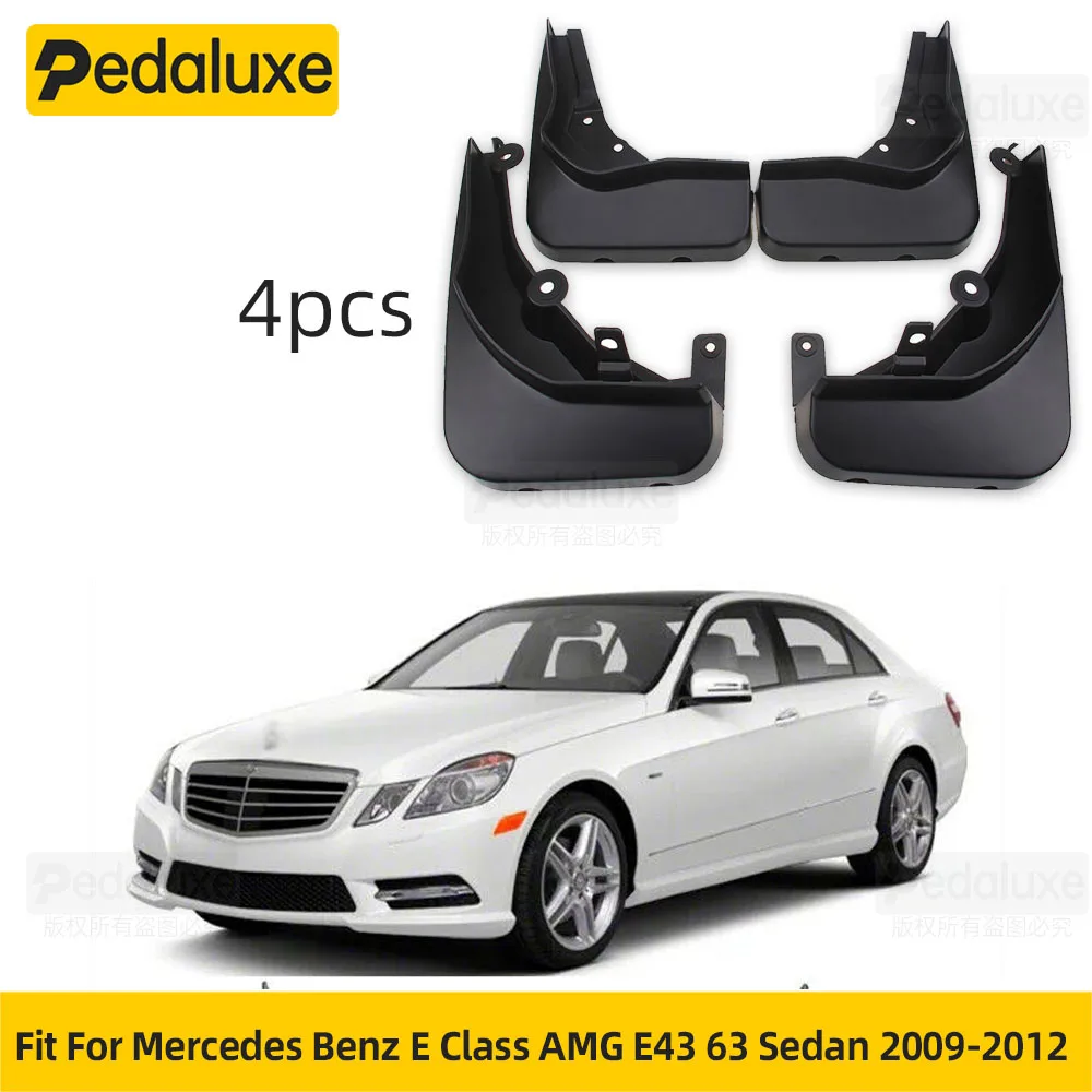 

OEM Splash Guards Mud Flaps For 2009-2012 Mercedes Benz E Class AMG E43 63 Sedan