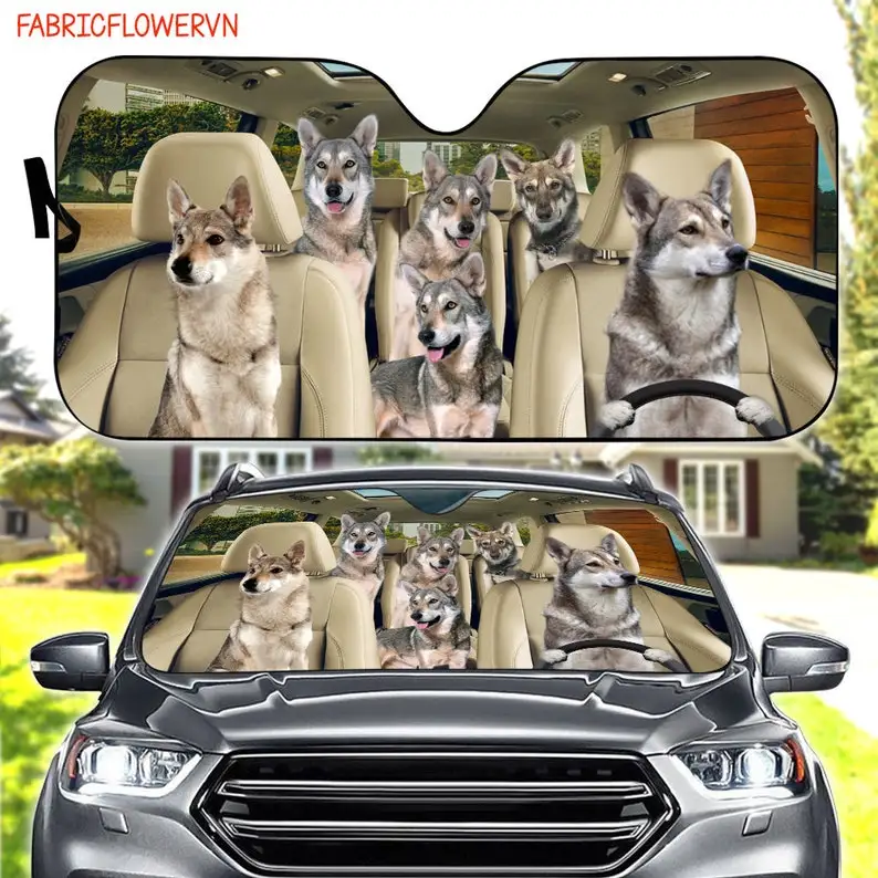 

Saarloos Wolfdog автомобильный солнцезащитный козырек, лобовое стекло для собак, подарок для любителей собак, автомобильный солнцезащитный козыре...
